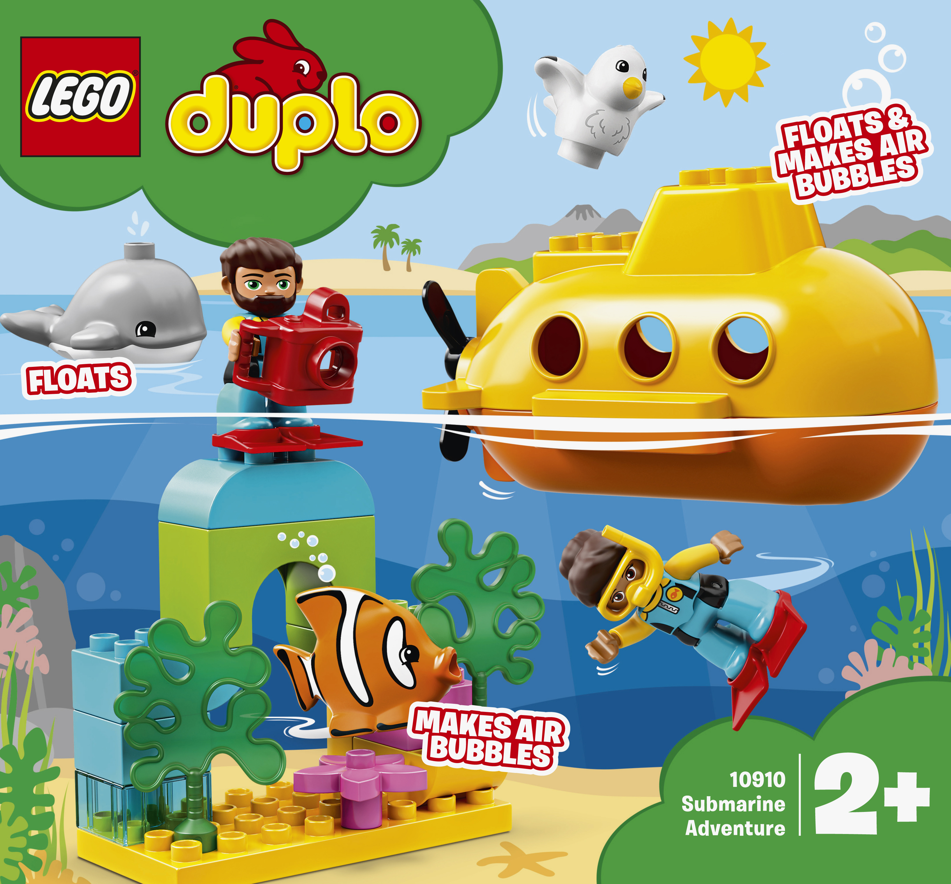 LEGO 10910 U-Boot-Abenteuer Bausatz, Mehrfarbig