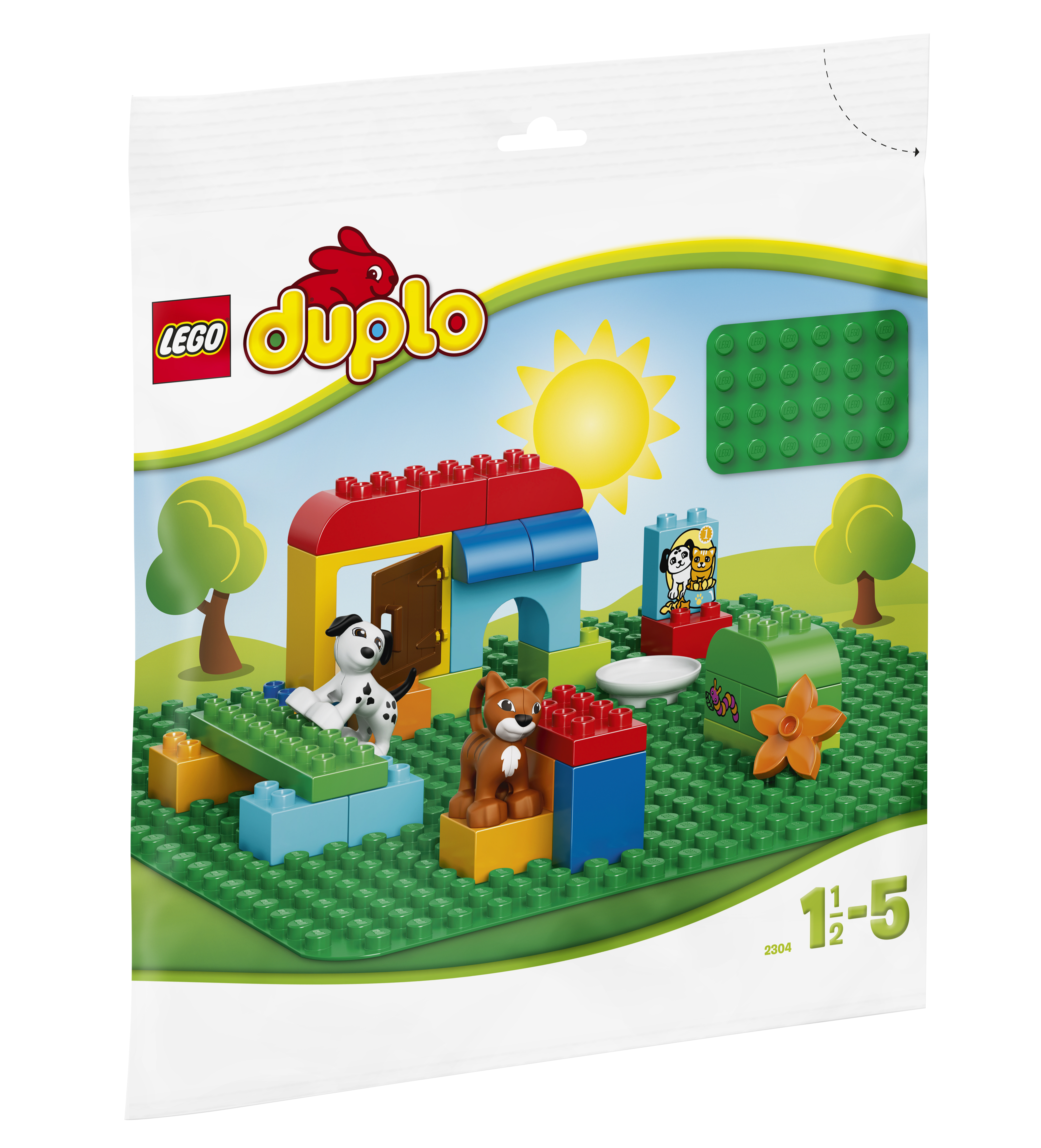 LEGO 2304 DUPLO® Große Bauplatte Bausatz, Grün