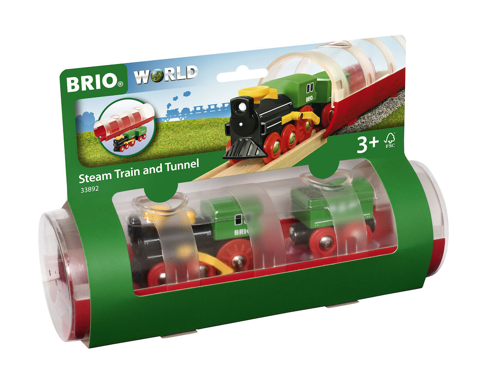 BRIO Tunnel Box Dampflokzug Eisenbahn Mehrfarbig