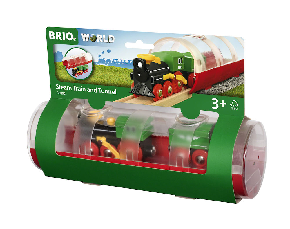 BRIO Tunnel Box Dampflokzug Eisenbahn Mehrfarbig