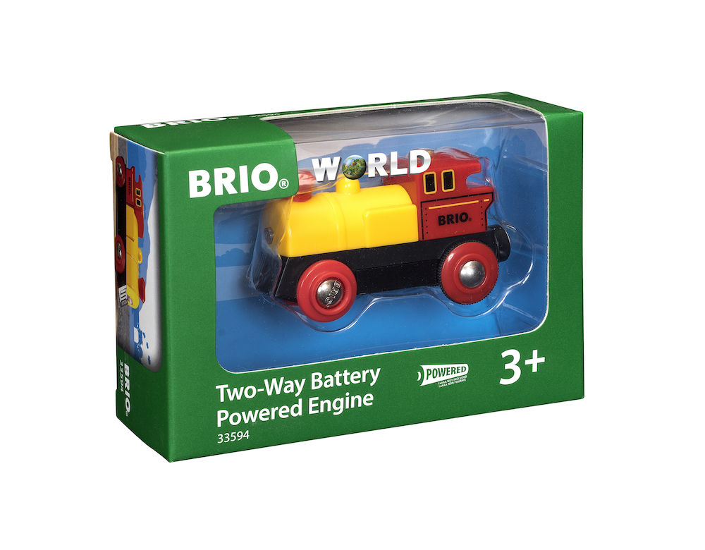BRIO Gelbe Batterielok Eisenbahn Mehrfarbig