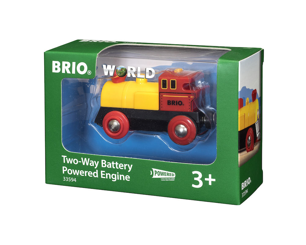BRIO Gelbe Batterielok Eisenbahn Mehrfarbig