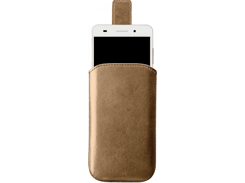 CELLULARLINE Hoes imitatieleer Bruin (POUCH3XN)