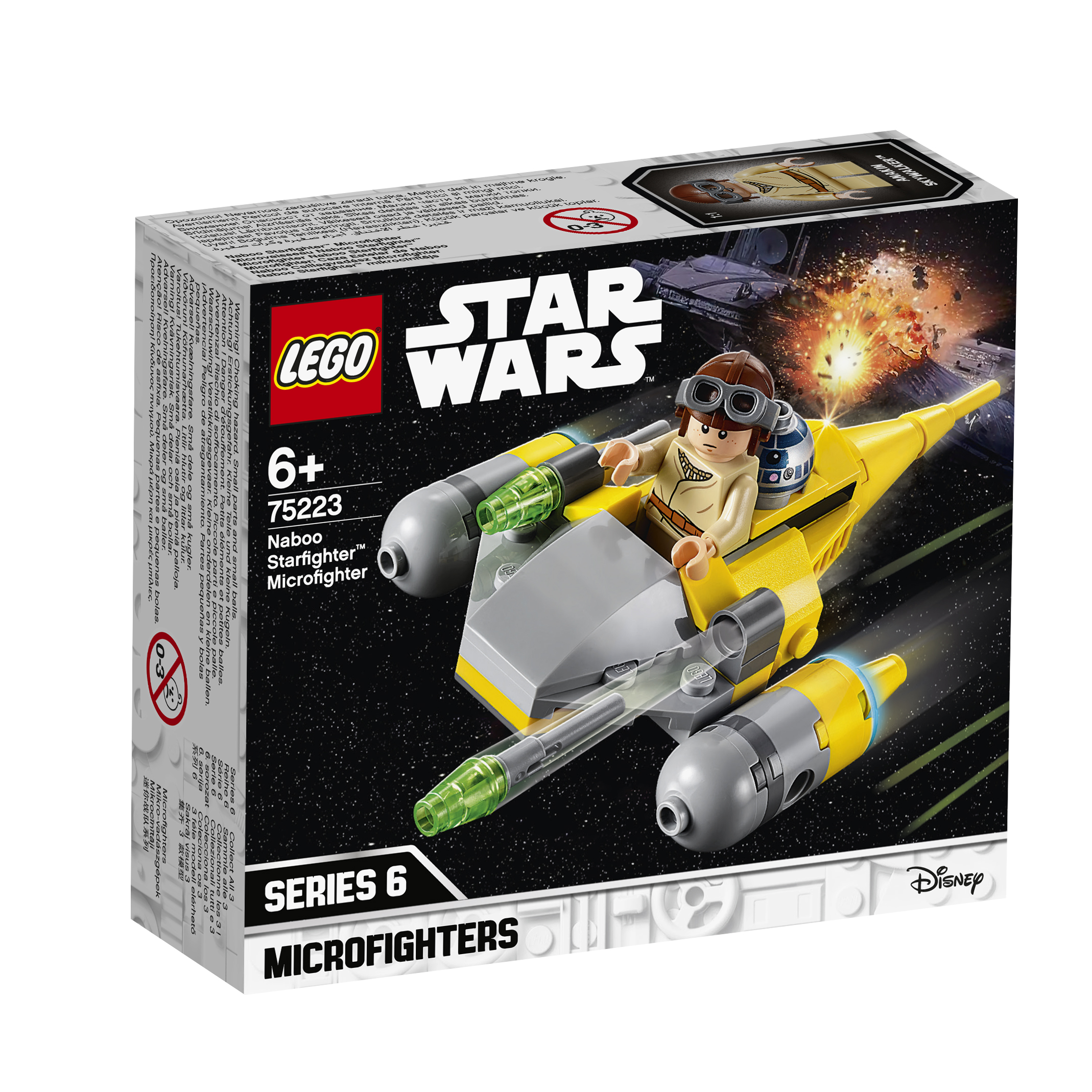 LEGO 75223 Naboo Starfighter™ Microfighter Bausatz, Mehrfarbig