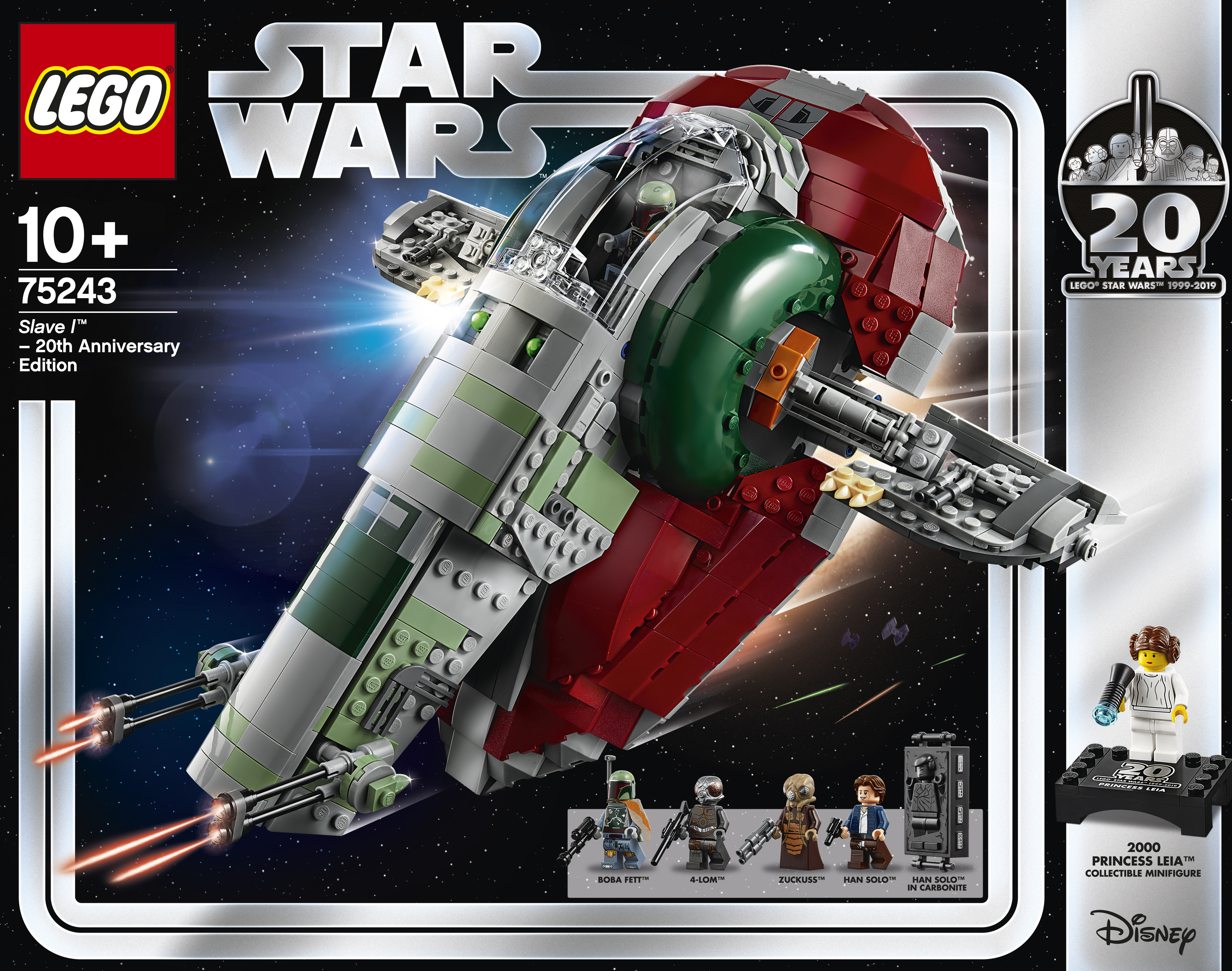LEGO 75243 Slave I™ – 20 Jahre LEGO Star Wars Bausatz, Mehrfarbig