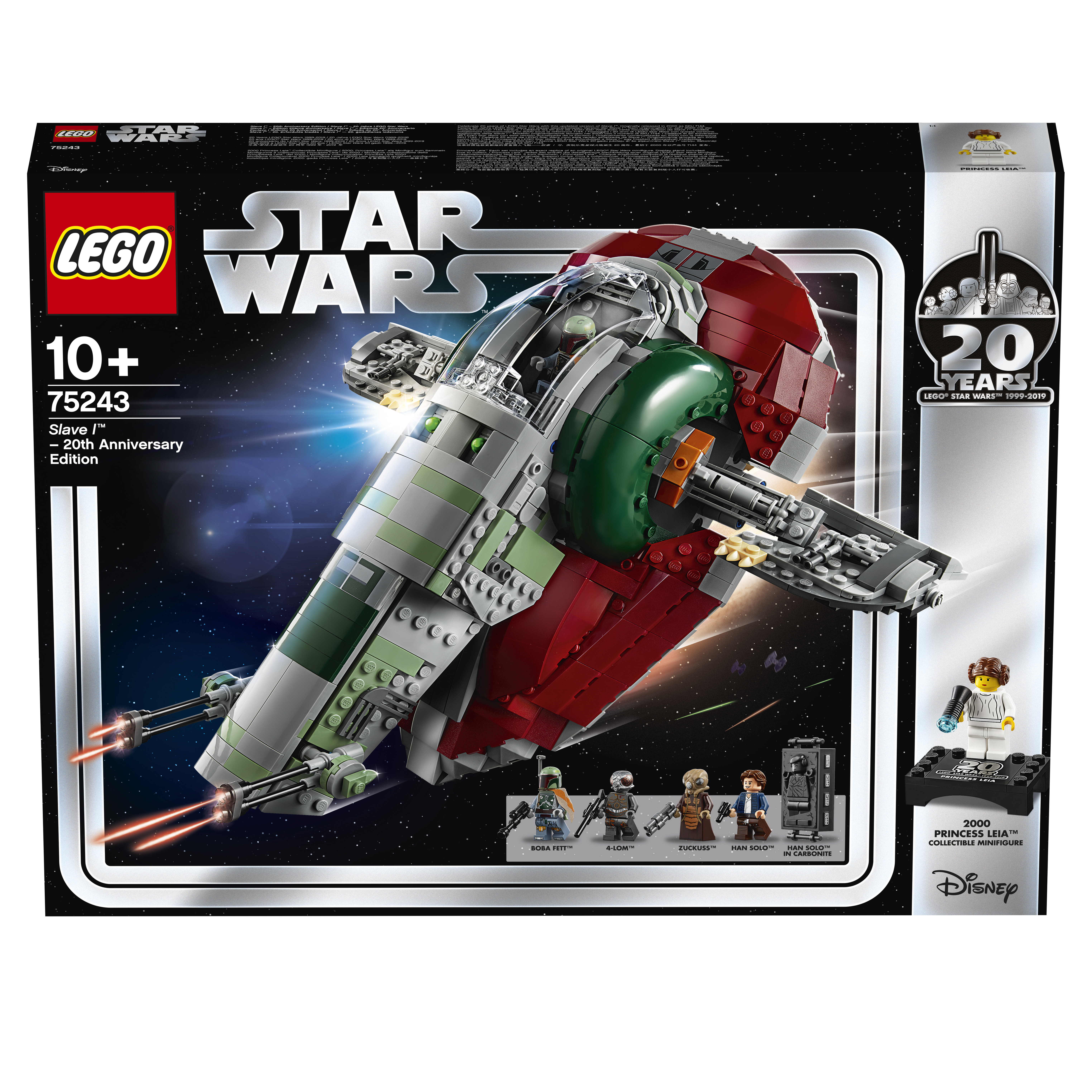 LEGO 75243 Slave I™ – 20 Jahre LEGO Star Wars Bausatz, Mehrfarbig