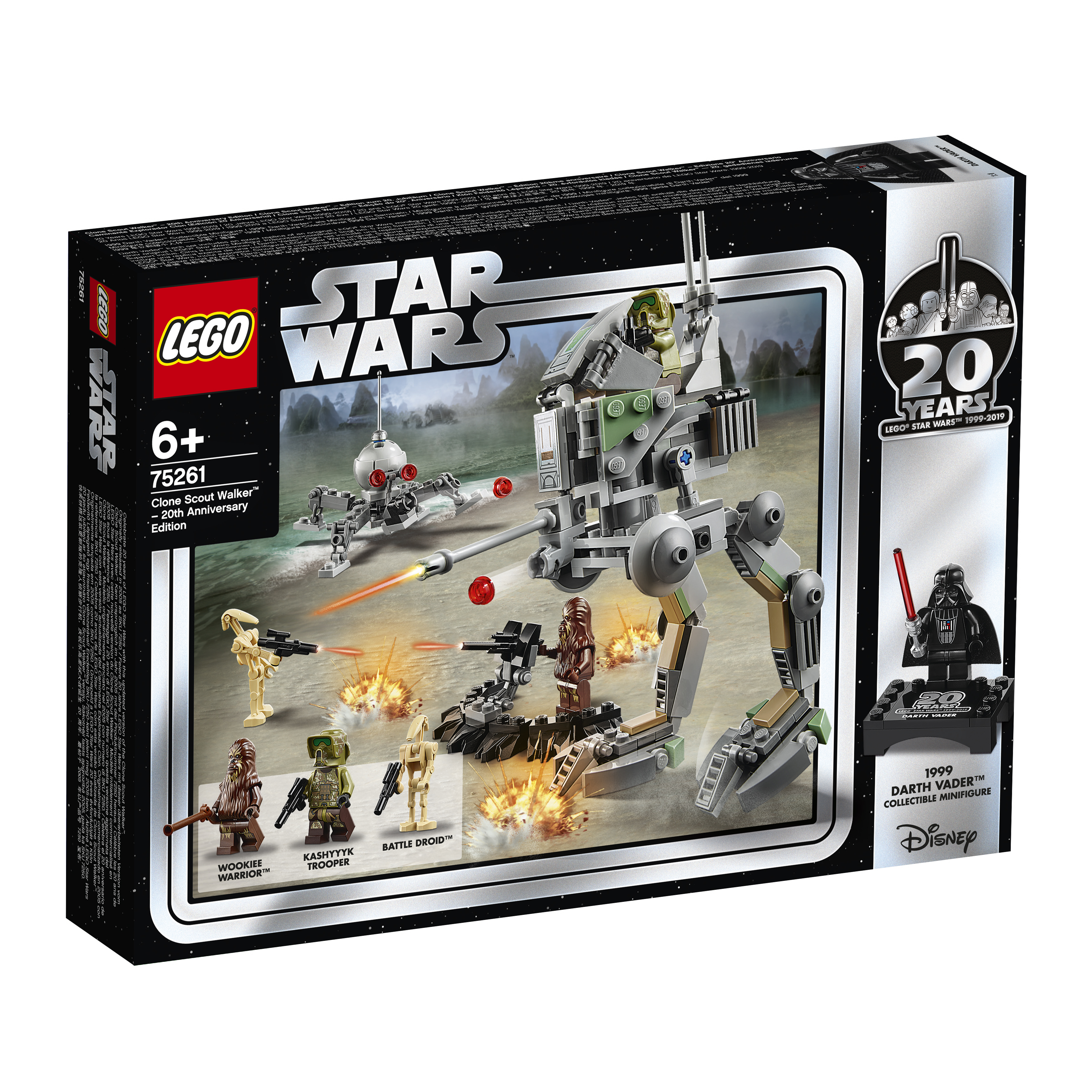 LEGO 75261 Clone Scout Walker™ – 20 Jahre LEGO Star Wars Bausatz, Mehrfarbig