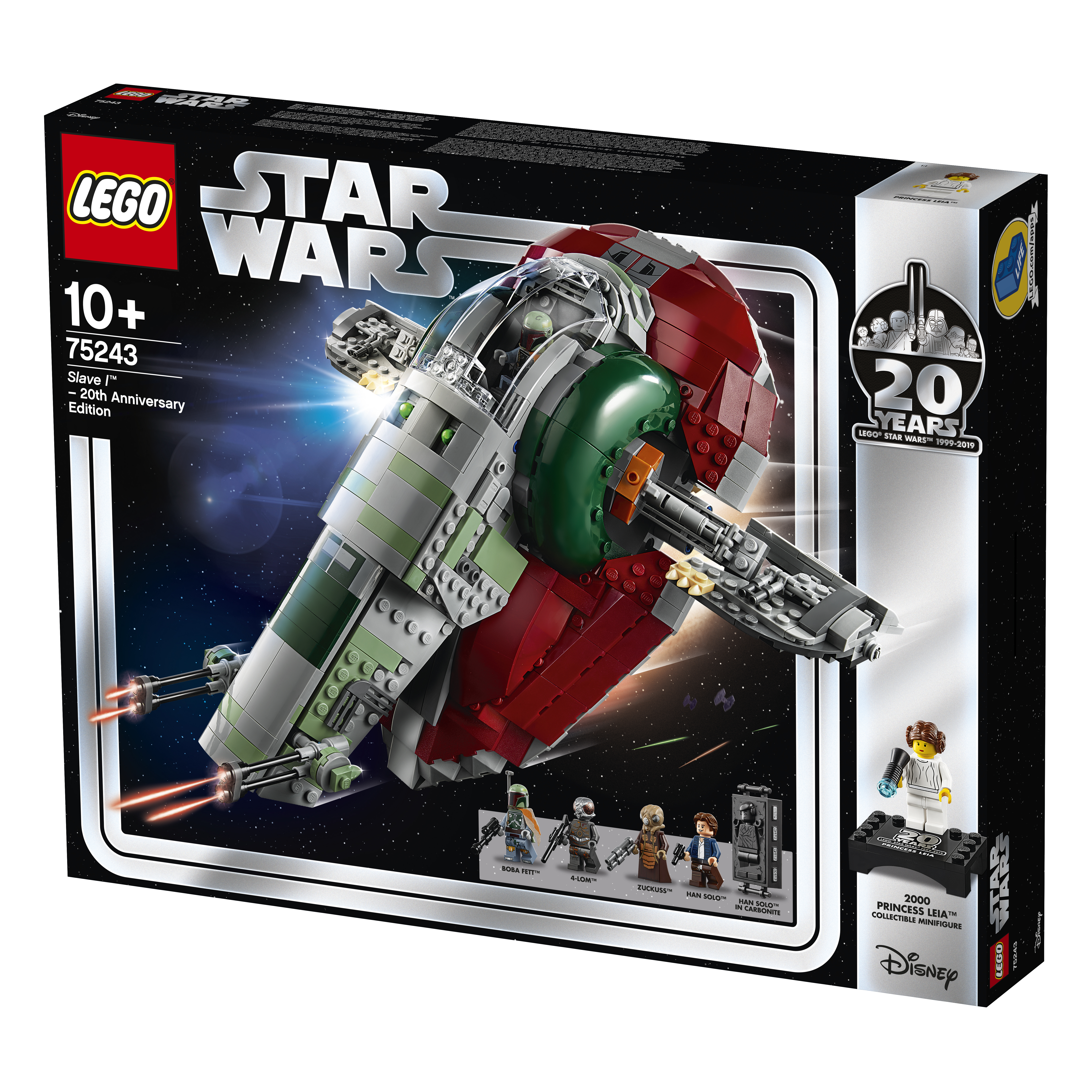 LEGO 75243 Slave I™ – 20 Jahre LEGO Star Wars Bausatz, Mehrfarbig