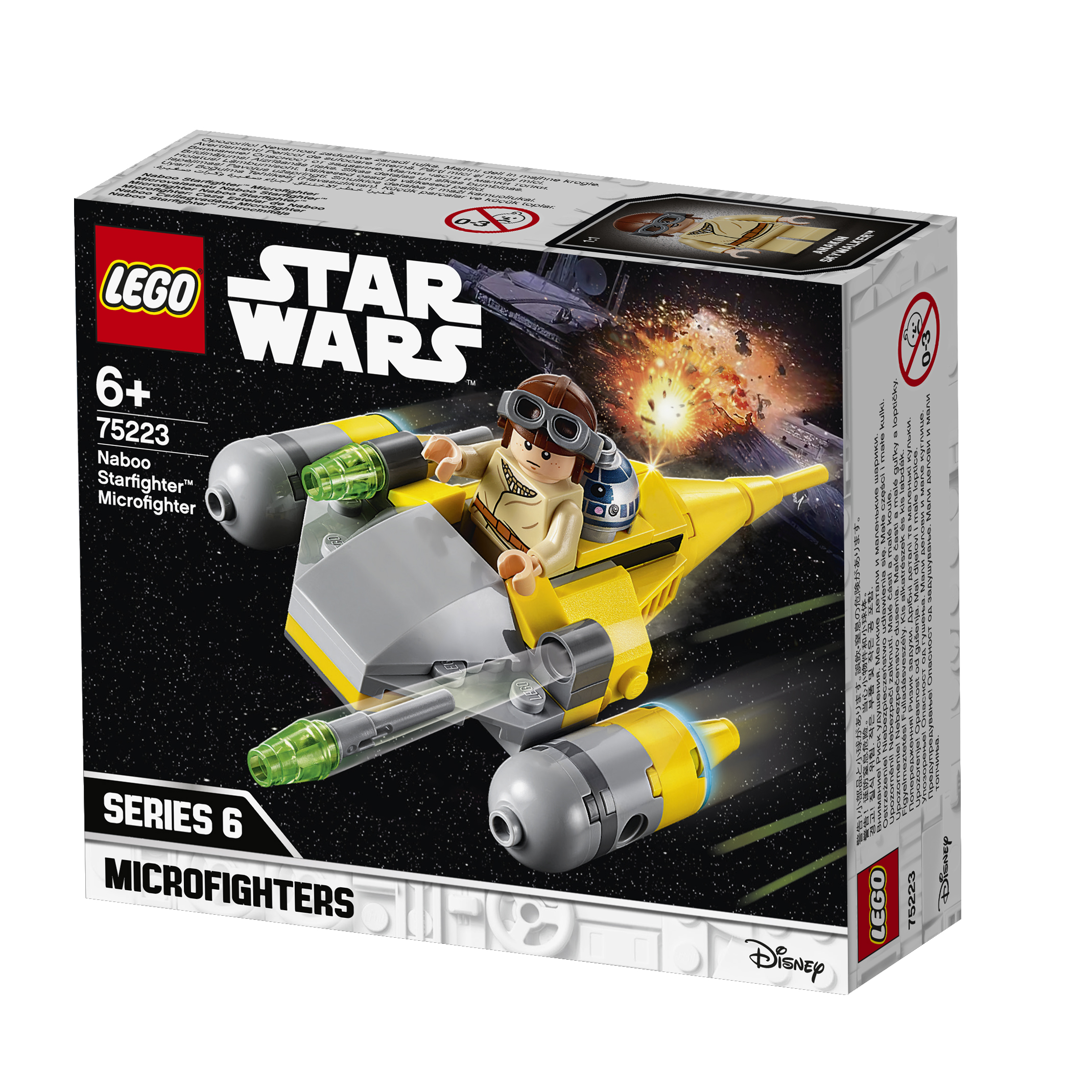 LEGO 75223 Naboo Starfighter™ Microfighter Bausatz, Mehrfarbig