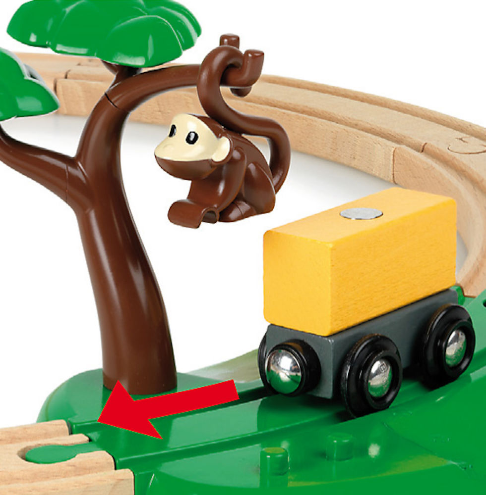 BRIO Safari Bahn Set Spielset Mehrfarbig
