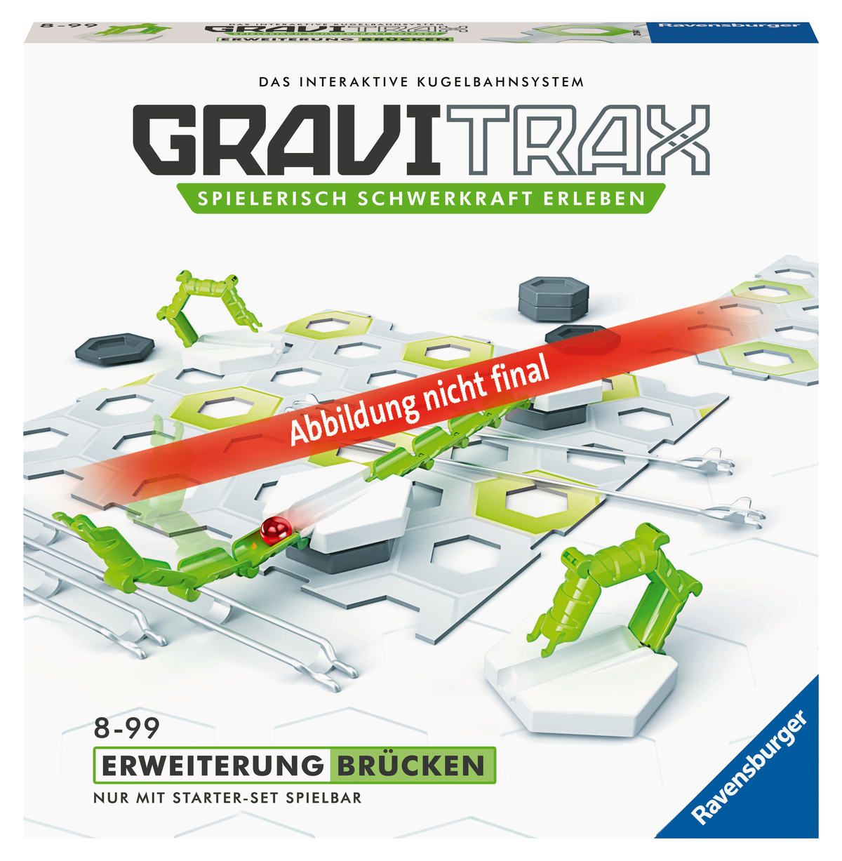 RAVENSBURGER GraviTrax Brücken Kugelbahnsystem, Mehrfarbig
