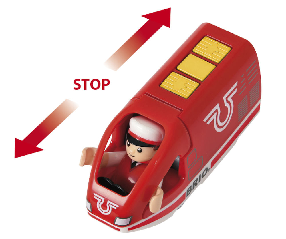 BRIO Roter Akku-Reisezug batteriebetriebenes Spielzeug Mehrfarbig