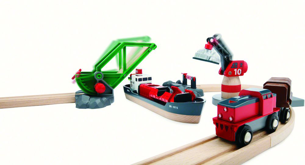 BRIO Container Hafen Set Spielset Mehrfarbig