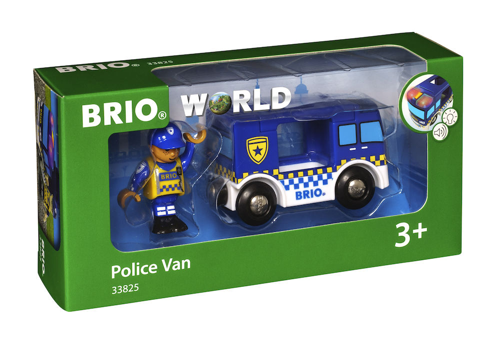 BRIO Polizeiwagen mit Licht Spielzeug Mehrfarbig