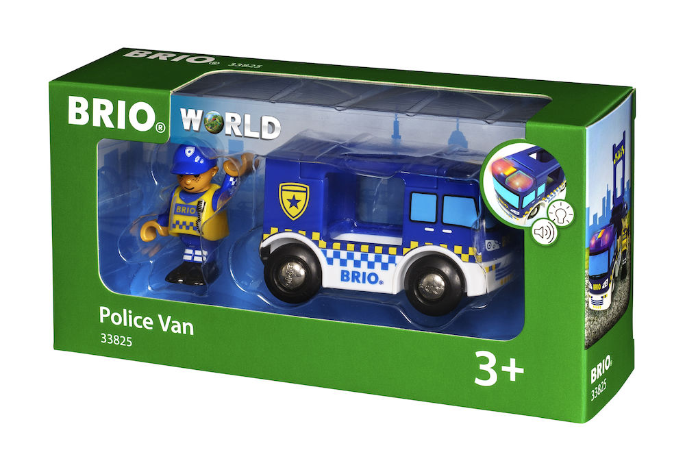 BRIO Polizeiwagen mit Licht Spielzeug Mehrfarbig