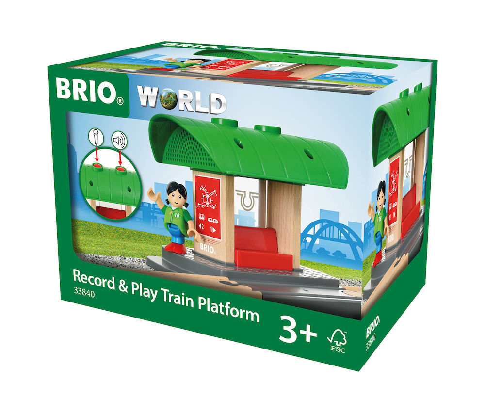 BRIO Bahnhof mit Aufnahmefunktion Spieleset Mehrfarbig