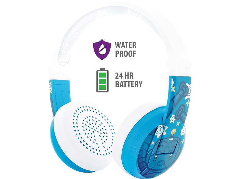 ONANOFF Bluetooth Hoofdtelefoon voor kinderen Buddyphones Wave Robot Blue (BT-BP-WV-ROBOT)