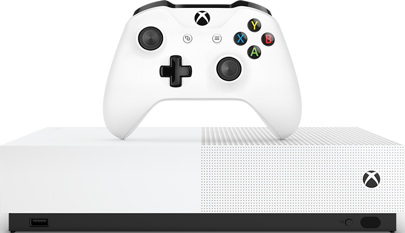 Xbox One S 1TB All-Digital Edition Bundle - Spielkonsole - Weiss