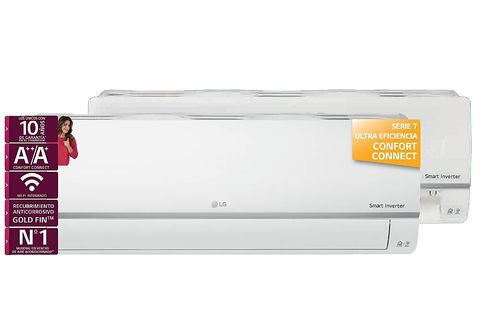 Ar-condicionado split duas unidades interiores e uma unidade exterior com  gás refrigerante R32 Confort LG CCR32-09-09-17 - Comprar com preços  económicos