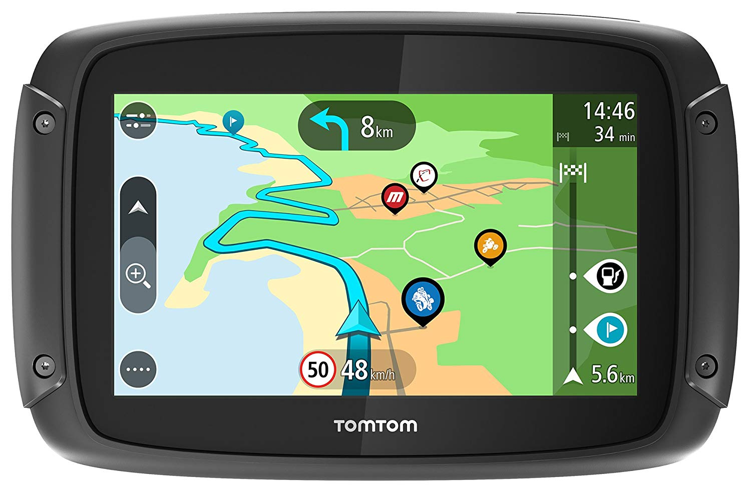TOMTOM GPS Moto Bluetooth Rider 50 West-Europa (1GF0.054.01)