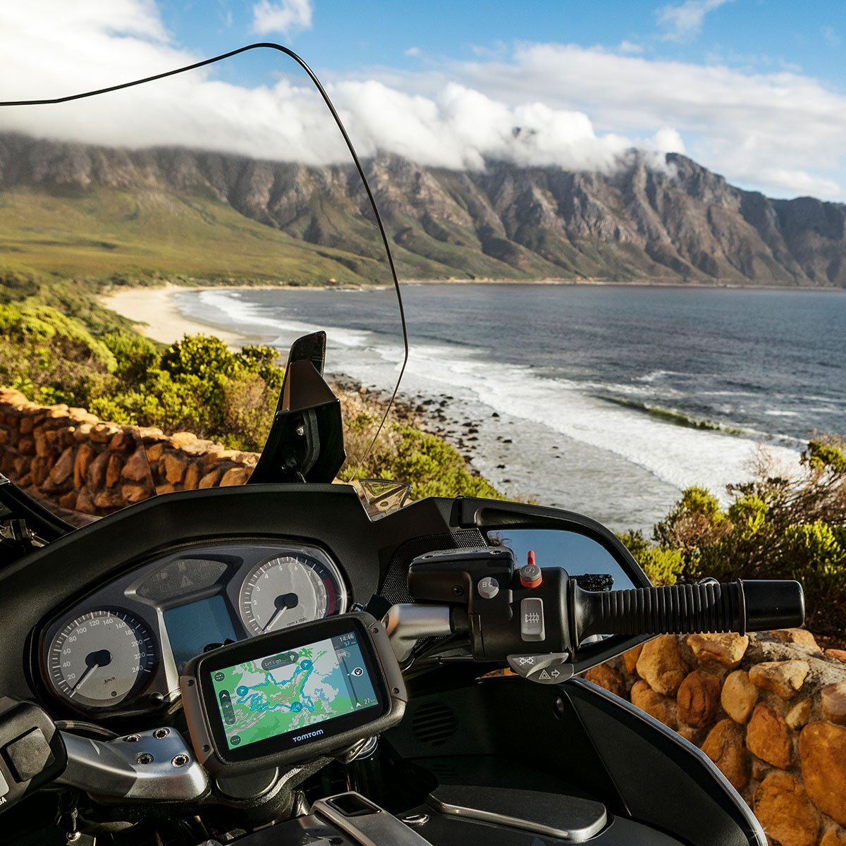 TOMTOM GPS Moto Bluetooth Rider 50 West-Europa (1GF0.054.01)