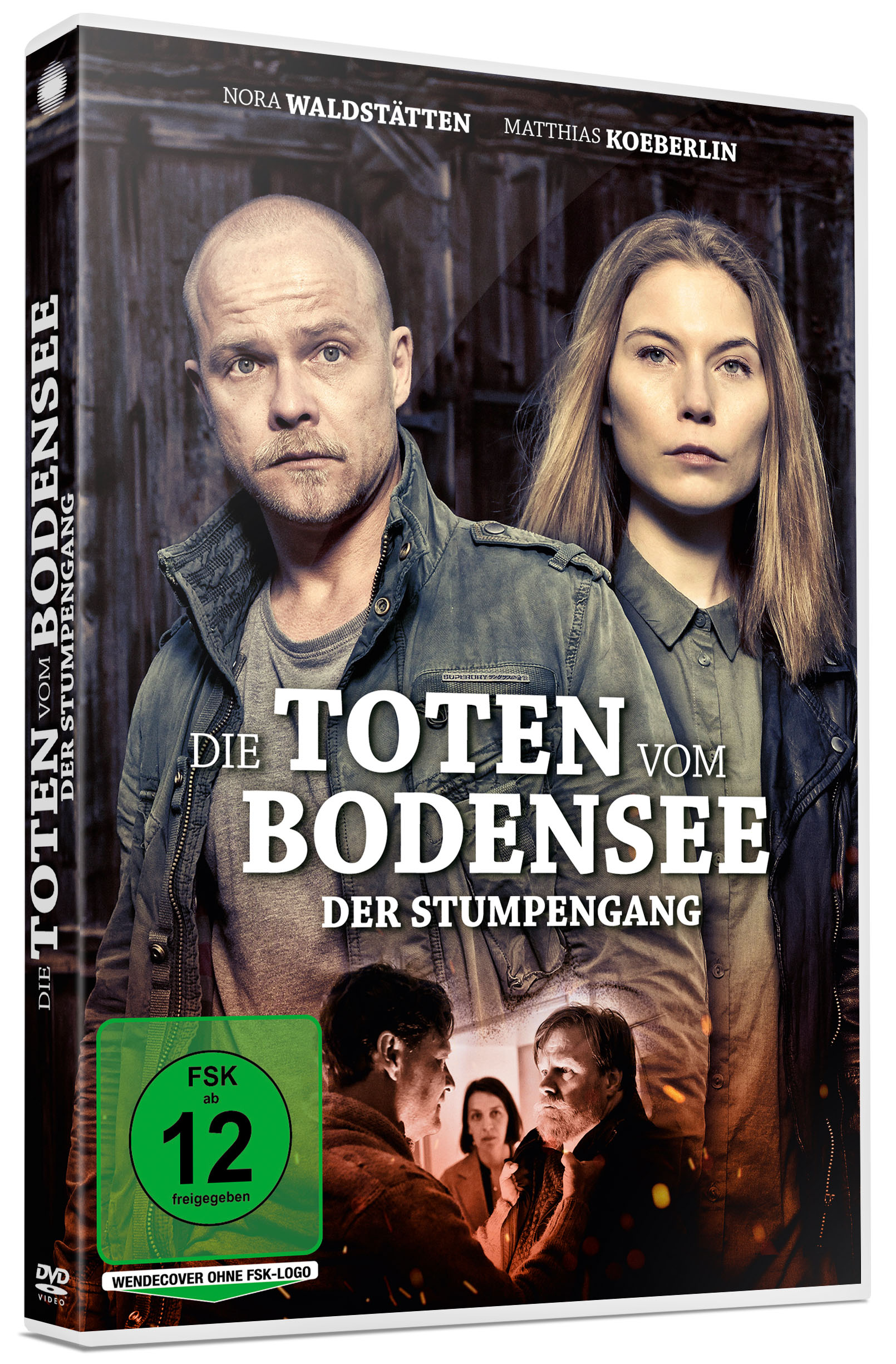 DVD-Cover mit zwei Personen und deutschem Titel. Der Film handelt von einem Verbrechen.
