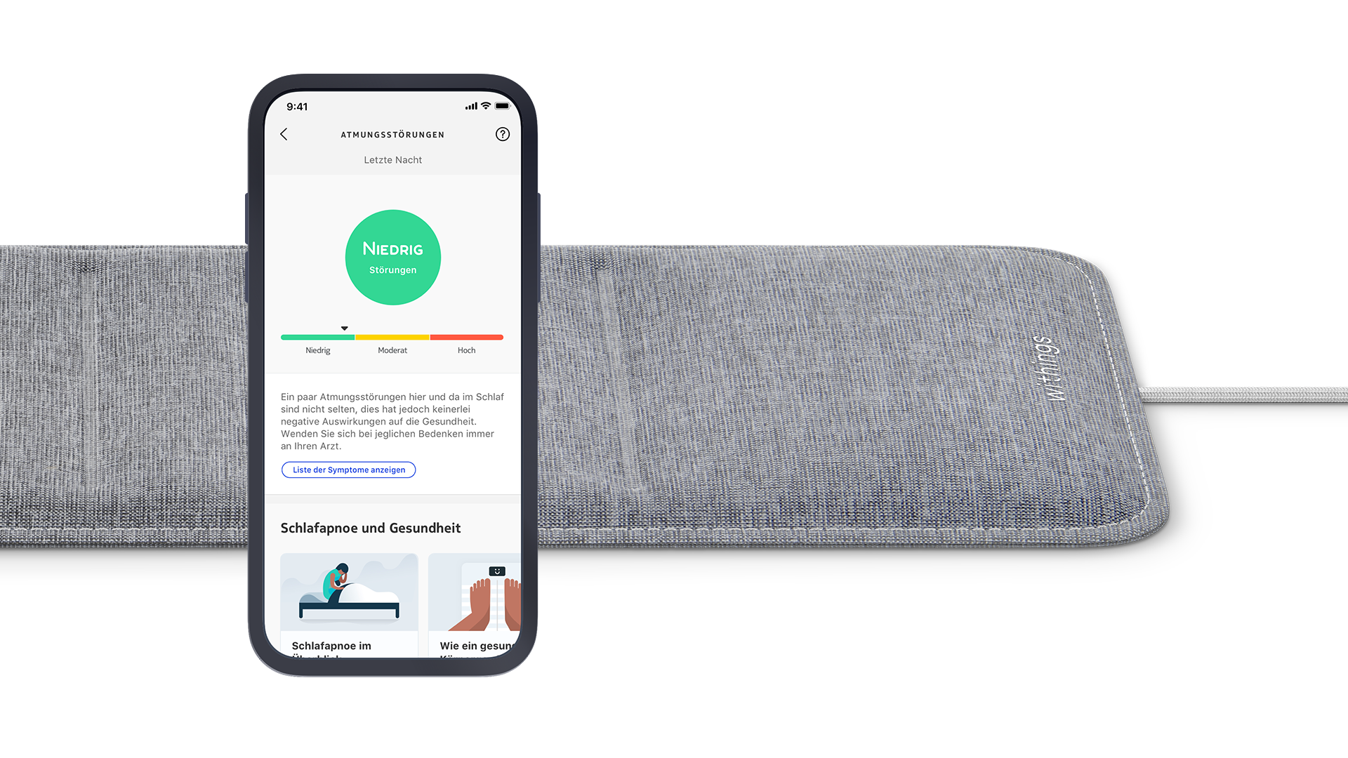 NOKIA Withings Sleep - Schlafsensor Schlafsensor