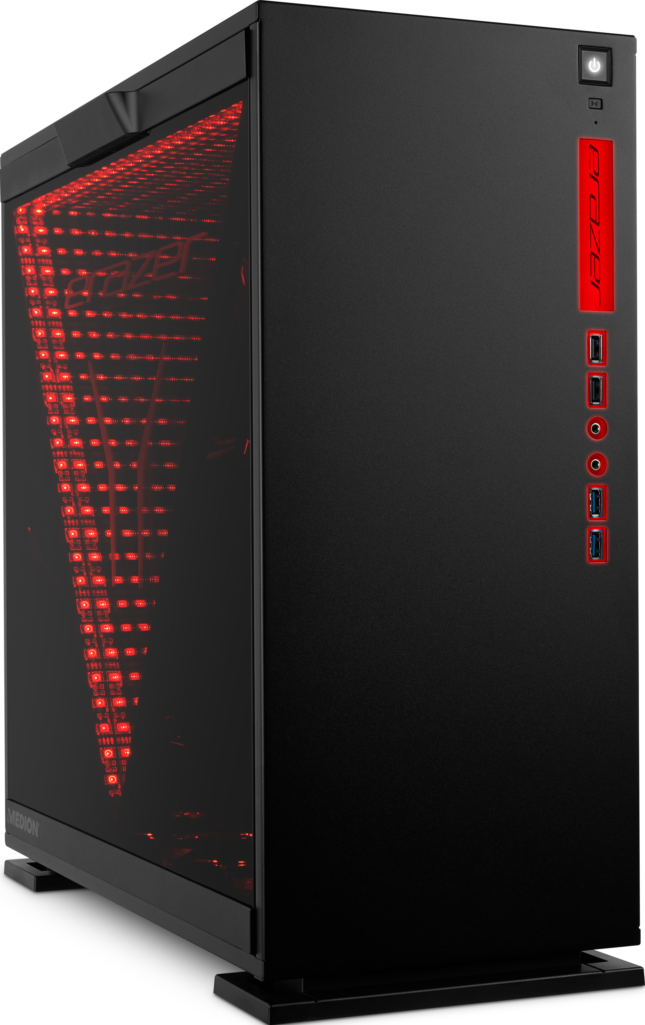 MEDION ERAZER® X87014 - Gaming PC,  , 4 TB HDD + 512 GB SSD, 16 GB RAM,   (11 GB, GDDR6), Schwarz