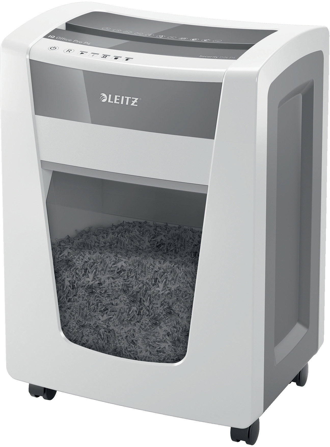 LEITZ IQ Office Pro P4 Aktenvernichter, Weiß