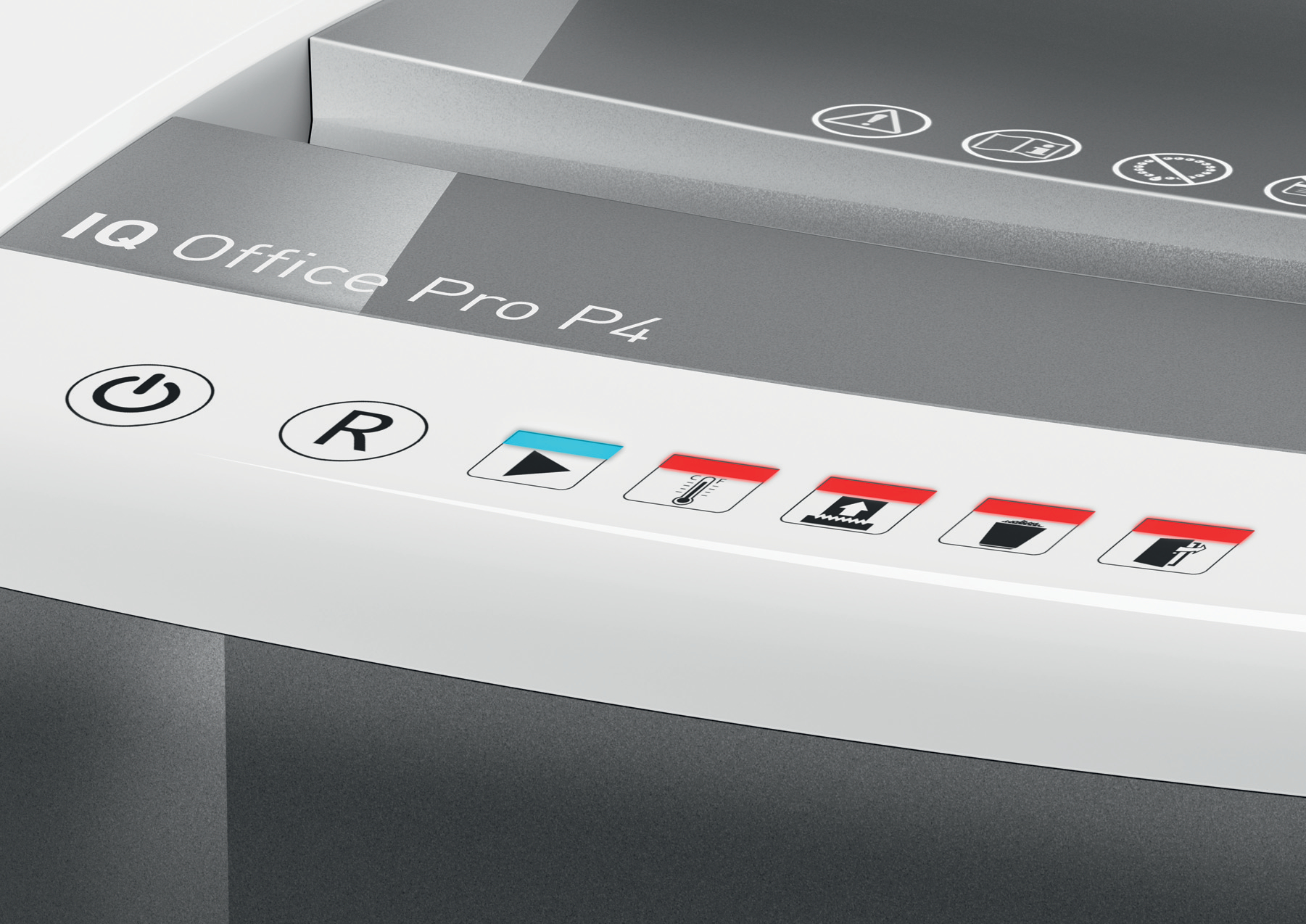 LEITZ IQ Office Pro P4 Aktenvernichter, Weiß