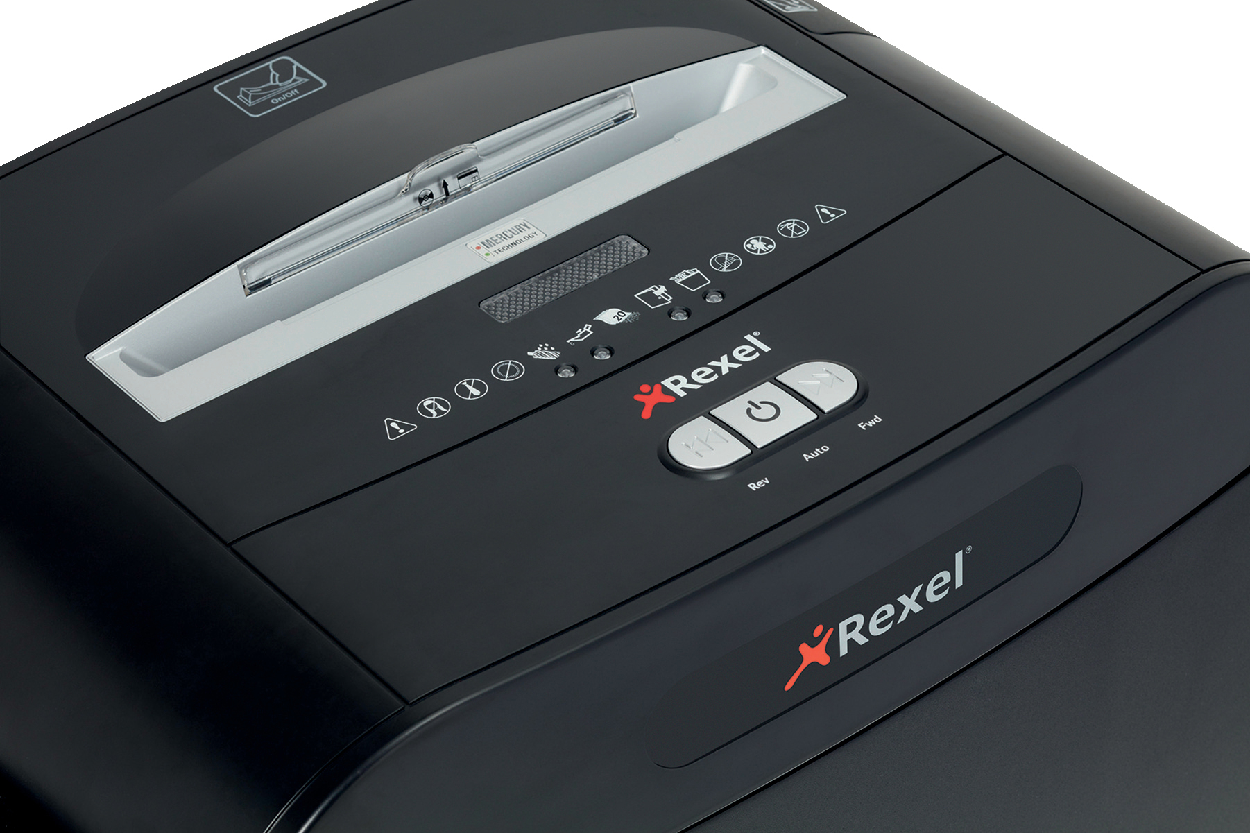 REXEL Mercury™ RDX2070 Aktenvernichter, Schwarz