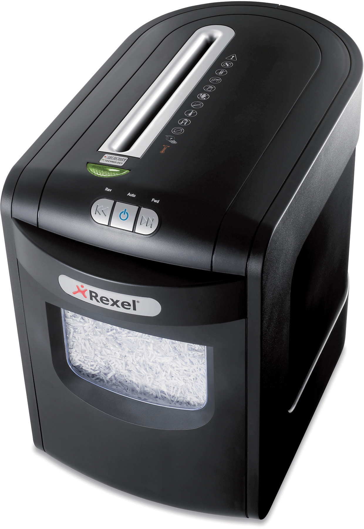 REXEL Mercury™ REM723 Aktenvernichter, Schwarz
