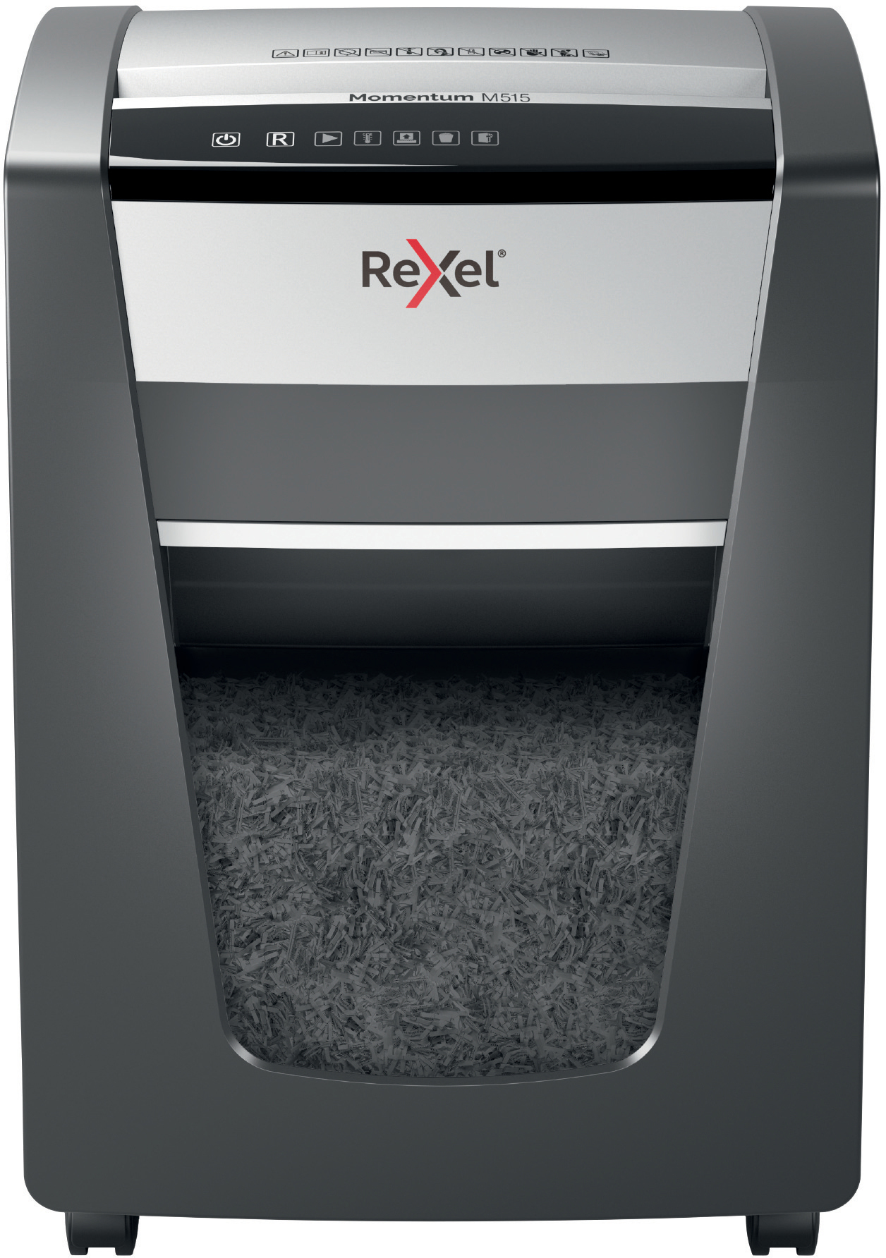 REXEL Momentum M515 Aktenvernichter, Schwarz