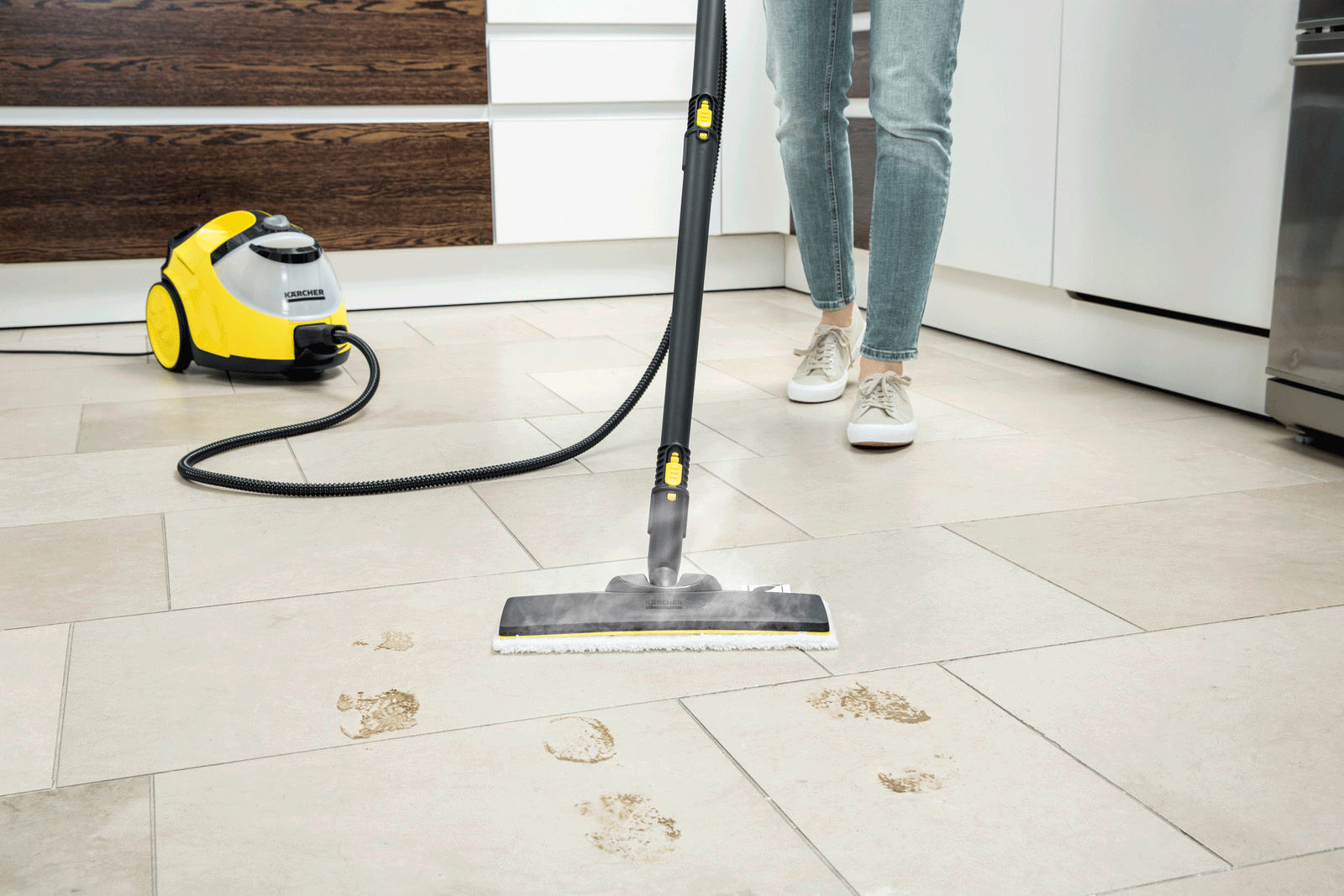 KAERCHER SC 5 EasyFix - Dampfreiniger (Gelb/Schwarz)