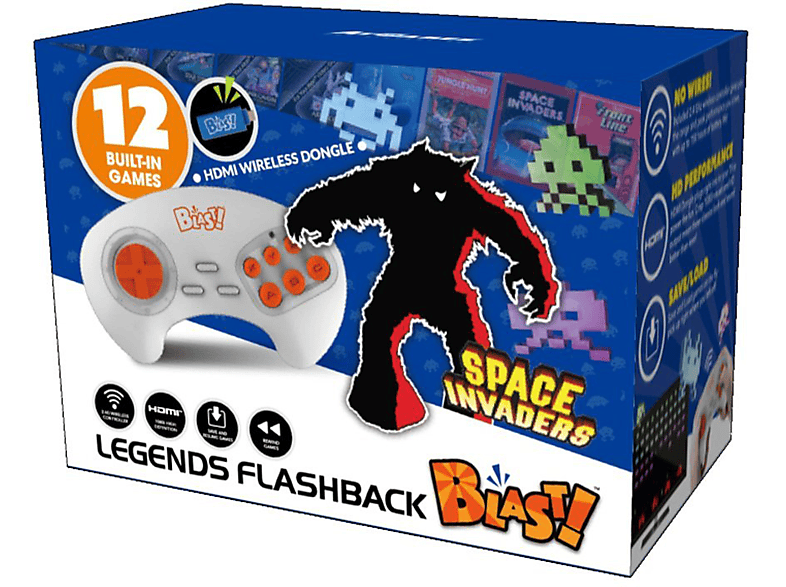 Consola - Import, Retro Blast Legends Space Invaders (12 Juegos)