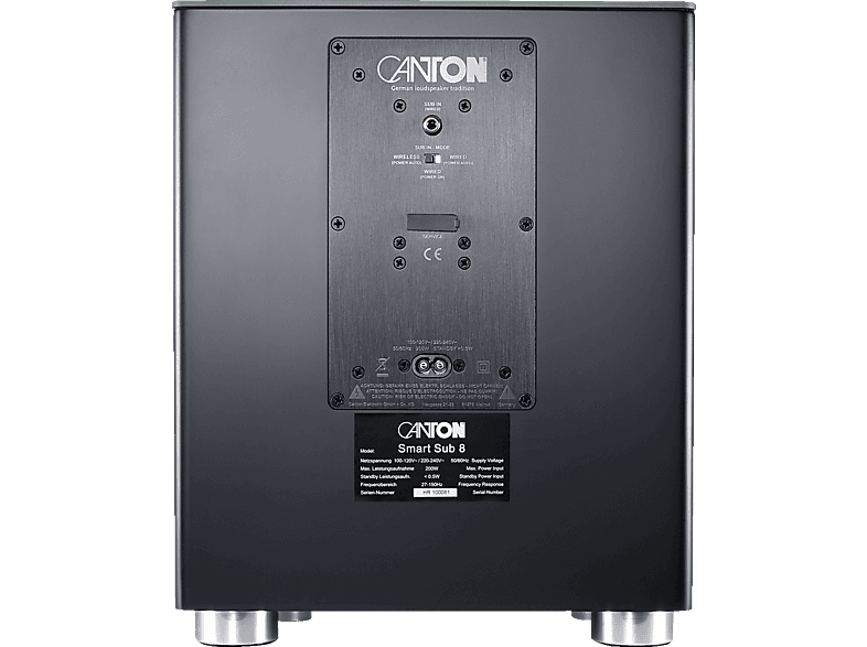 Thumbnail - CANTON Smart SUB 8 Subwoofer, Schwarz