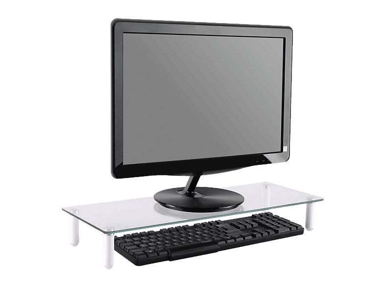 DIGITUS Glas Monitorerhöhung, max bel. bis zu 20kg; Monitorhalterung — Foto 3 von 5