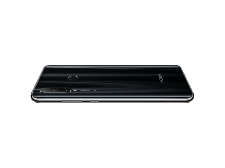 Honor 20 Lite, Negro, 128 GB, 4 GB RAM, 6.21" FHD+, Kirin 710F, Triple cámara AI 48 MP, Dual SIM