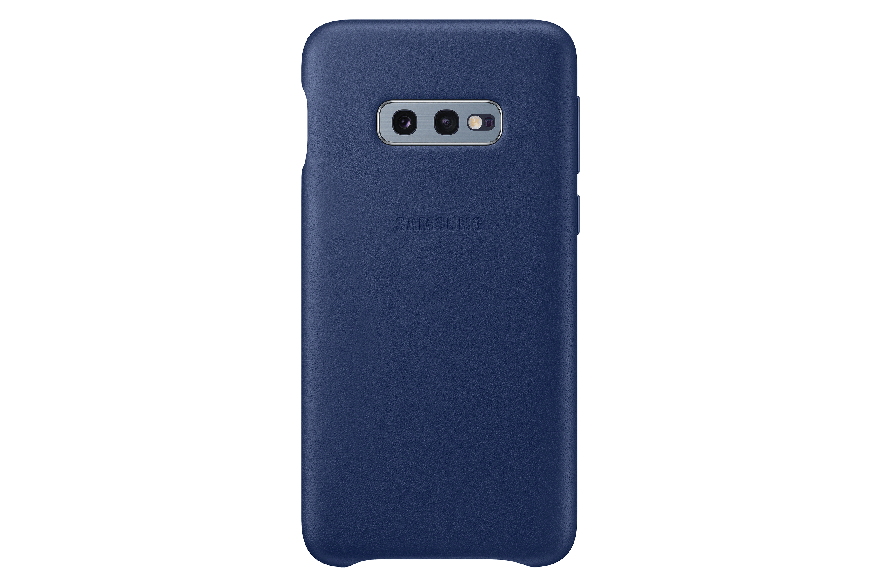 Samsung Galaxy S10e Leather Cover Blauw