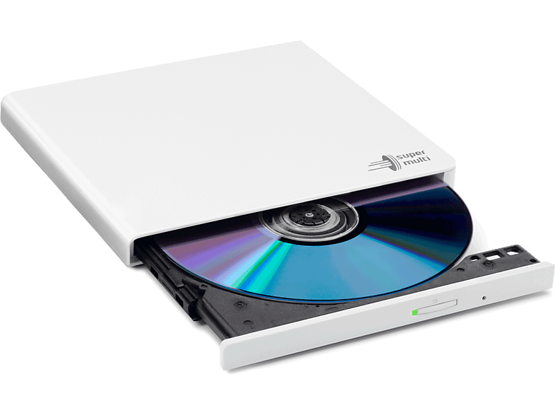 HITACHI-LG DVD Brenner GP57EW40, extern, weiß, USB 2.0 (GP57EW40.AHLE10B); CD-/DVD Brenner