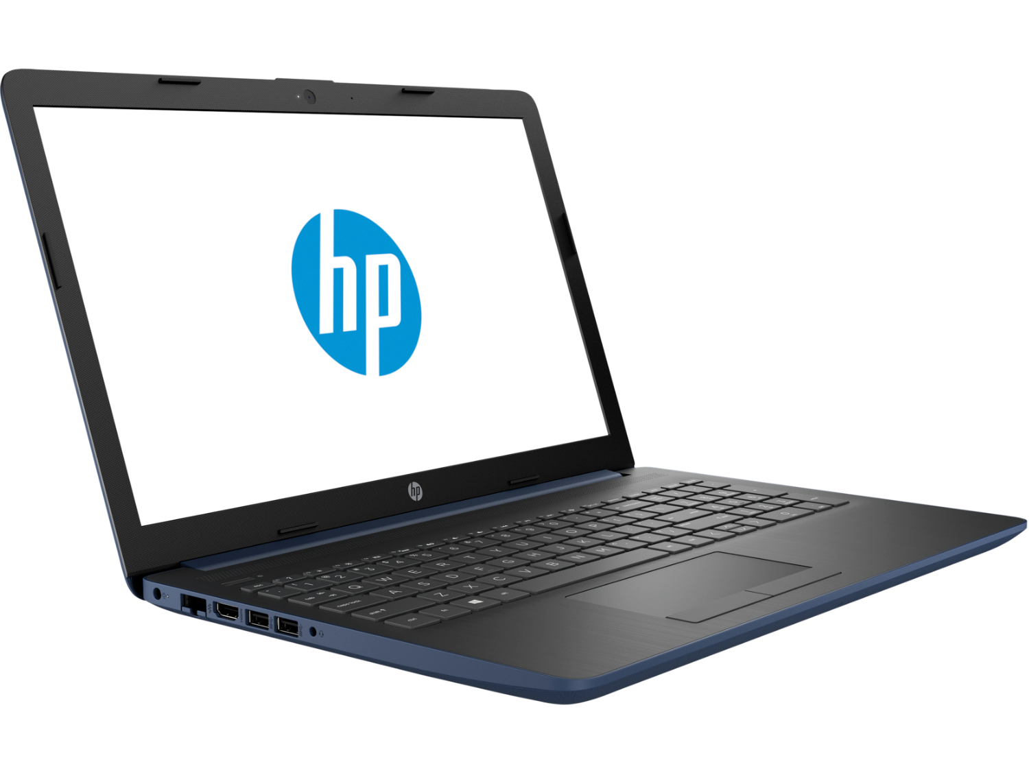 Portátil - HP 15-da1010ns, 15,6" HD,  Intel® Core™ i5-8265U, 8 GB RAM, 256 GB, W10, Azul y Plata