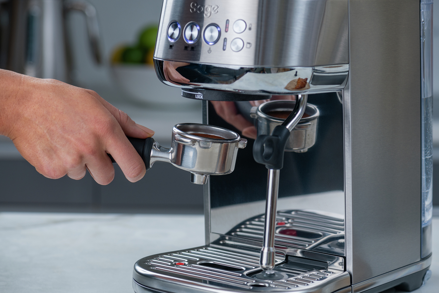SAGE  The Bambino Plus - Volautomatische espressomachine - Zilver