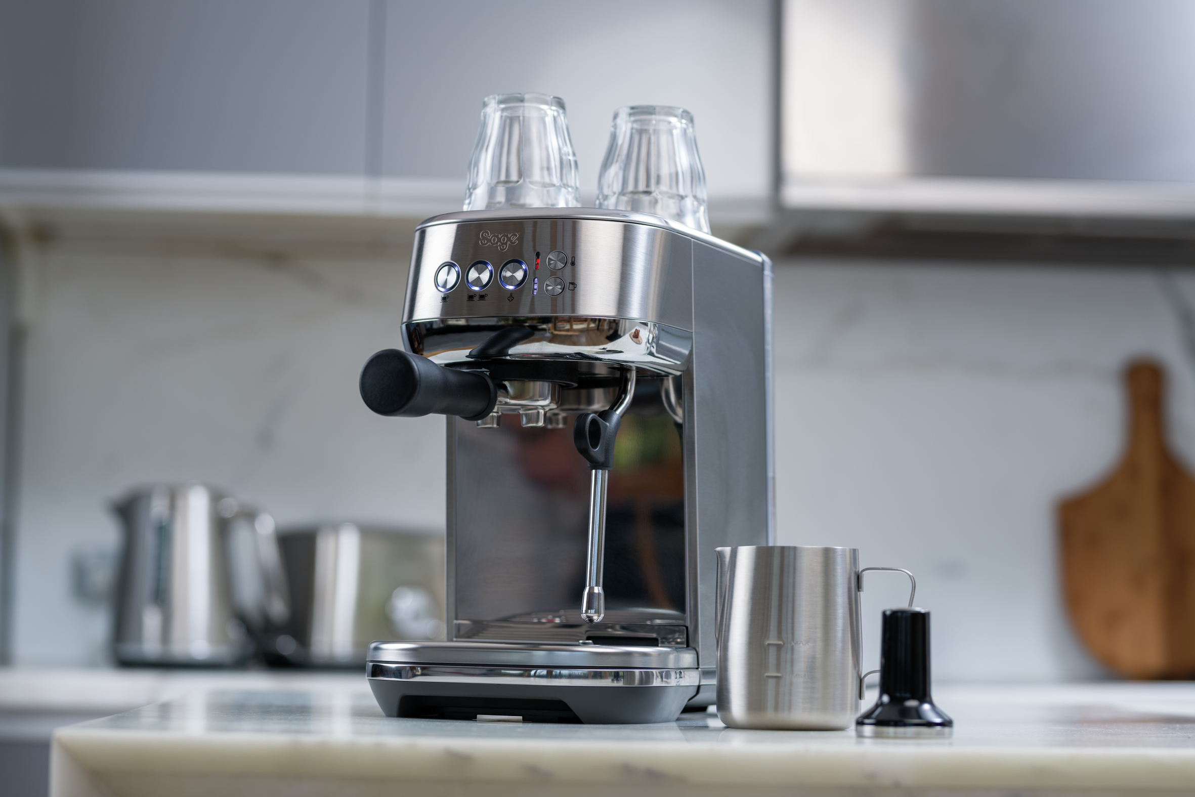 SAGE  The Bambino Plus - Volautomatische espressomachine - Zilver