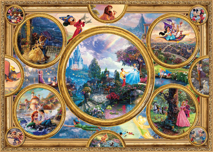 SCHMIDT SPIELE Mehrfarbig (UE) Collection Puzzle Dreams Disney