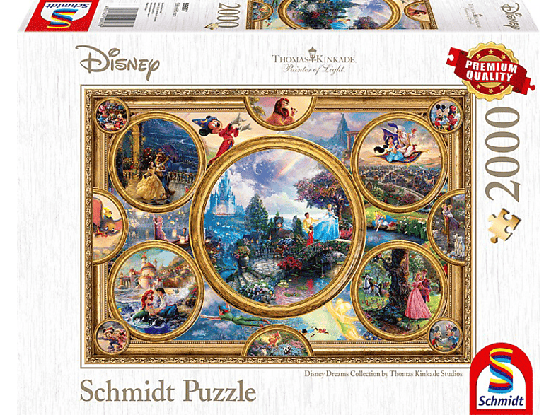 SCHMIDT SPIELE (UE) Disney Dreams Collection Puzzle Mehrfarbig