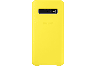 SAMSUNG Galaxy S10 Leather Cover Geel