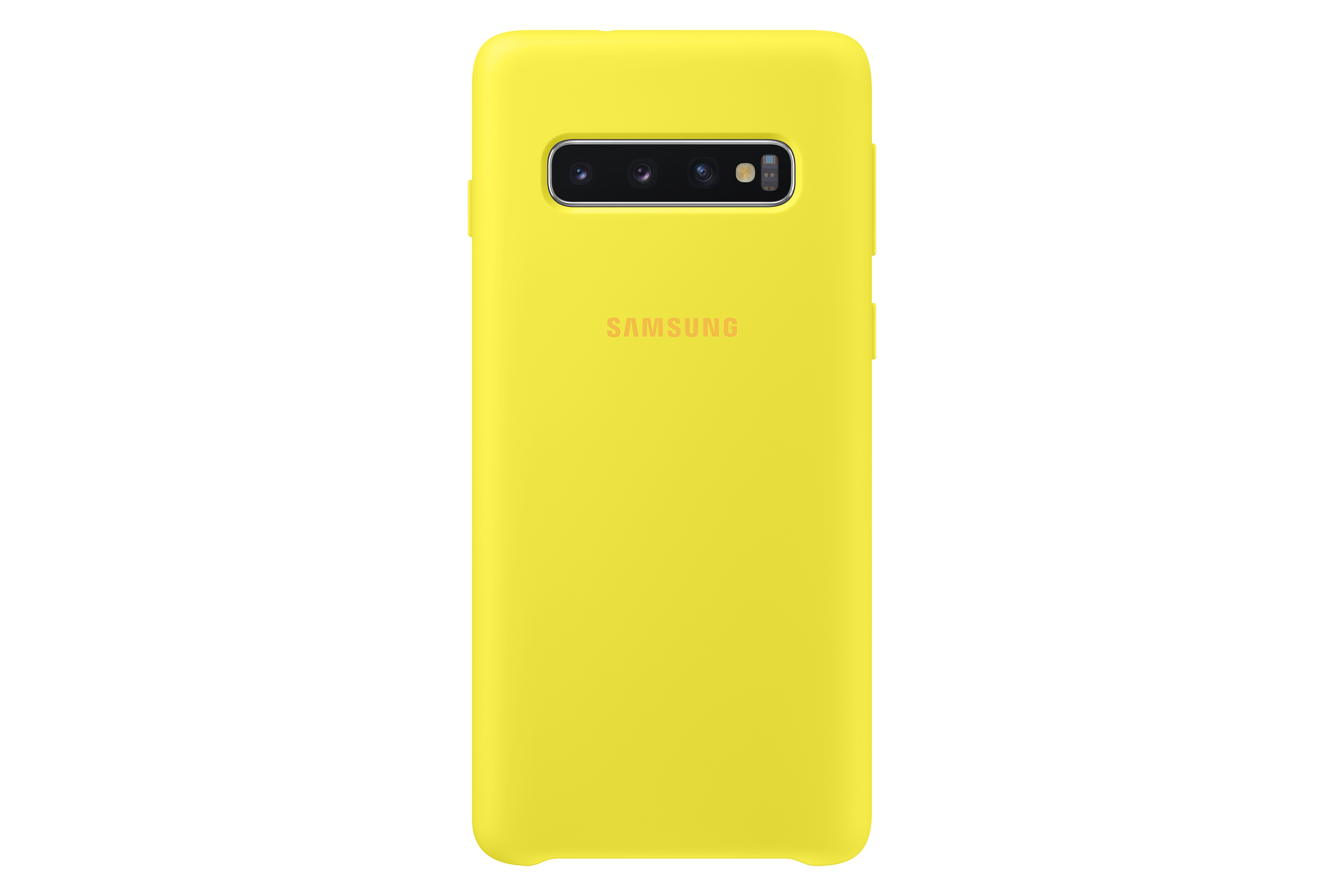 Samsung Galaxy S10 Silicone Cover Geel