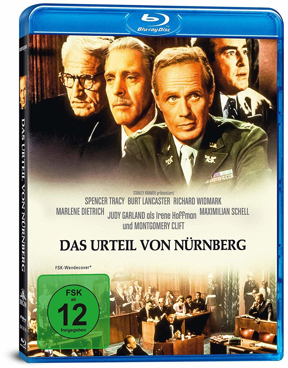 Blu-Ray-Disc-Hülle mit dem Film Das Urteil von Nürnberg.