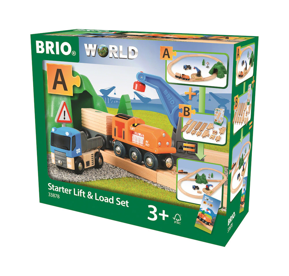 BRIO Puppen-Traget. rot m.P. Eisenbahn Mehrfarbig