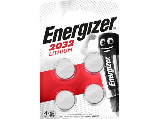 ENERGIZER CR2032, paquet de 4 - Pile (Argent)